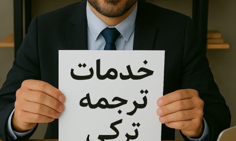 خدمات ترجمه تخصصی ترکی استانبولی