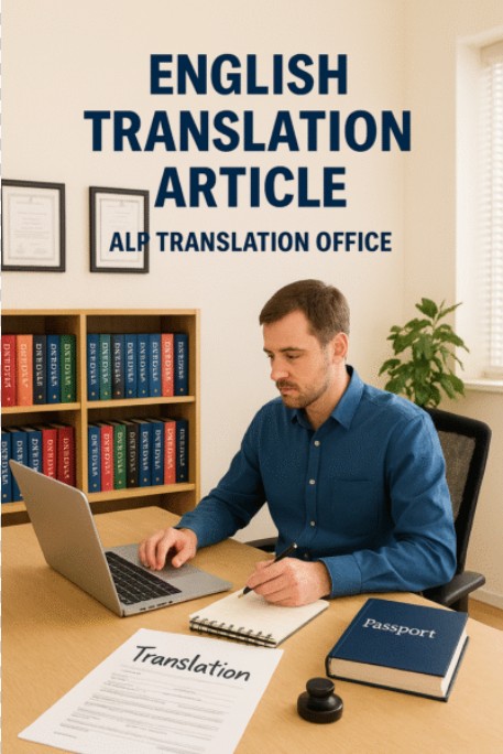 ترجمه رسمی انگلیسی